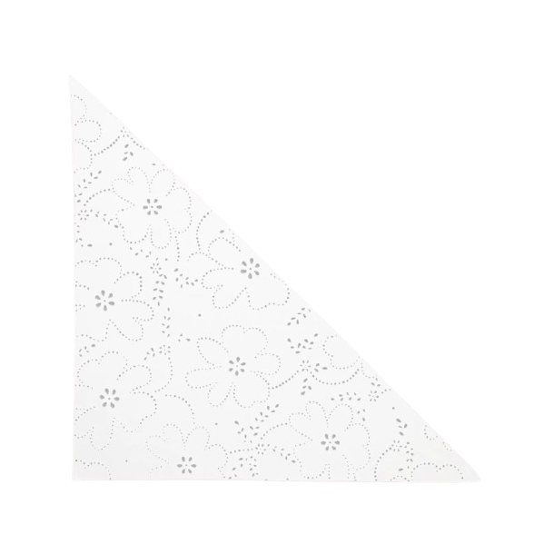 Sui Ava - Floral Broderie Bandana T�rkl�de, Soft White