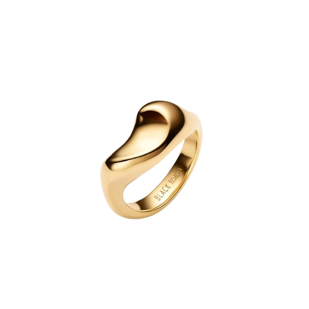Maria Black - Saddle Ring, Forgyldt