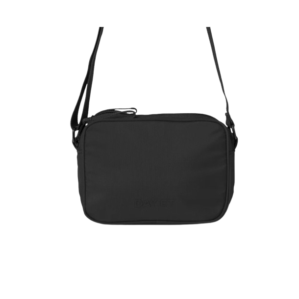 Day Et - Small Tonal Two Zip Crossbody Taske, Sort