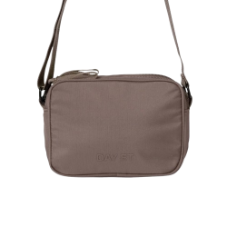 Day Et - Small Tonal Two Zip Crossbody Taske, Major Brown