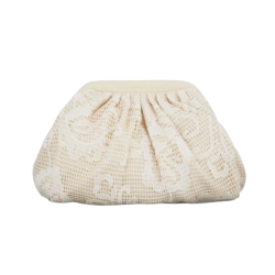 Becks�ndergaard - Croflora Bonita Clutch, Birch White