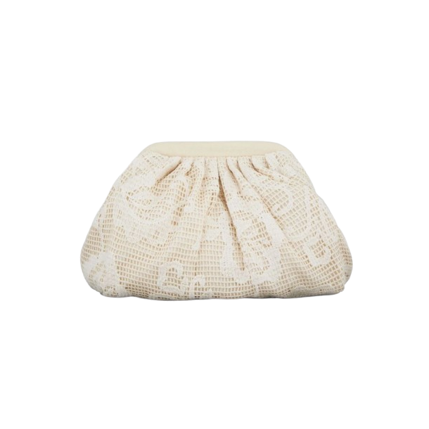 Becks�ndergaard - Croflora Bonita Clutch, Birch White