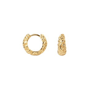 Camille Brinch - Lille Zebra Hoops, Forgyldt