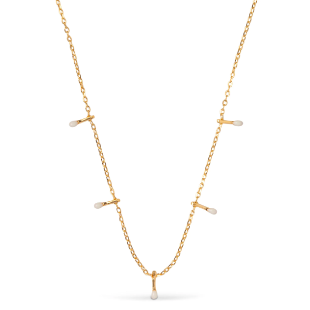 Enamel - Lola Drop Halskde, Daisy