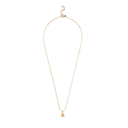 Enamel - Four-Leaf Clover Halskde, Forgyldt