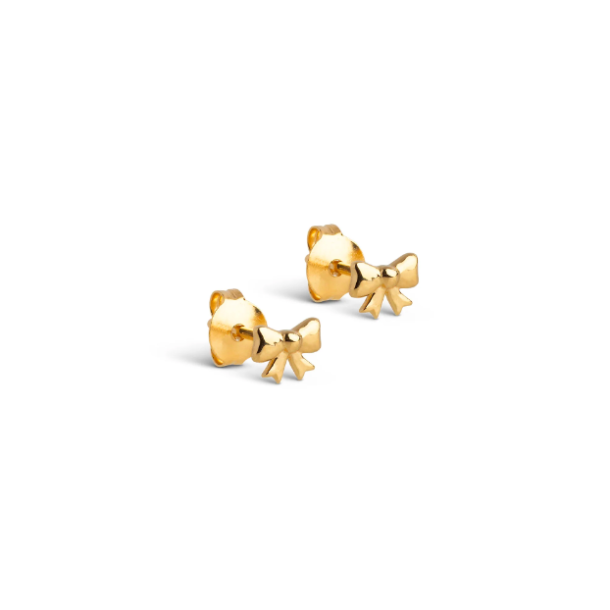 Enamel - Baby Bow reringe, Forgyldt