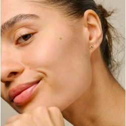 Enamel - Baby Bow reringe, Petrol Green