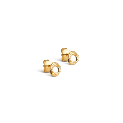 Enamel - Bellu Mini Studs, Forgyldt