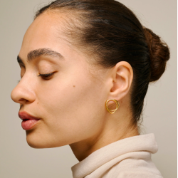 Enamel - Bellu Studs, Forgyldt