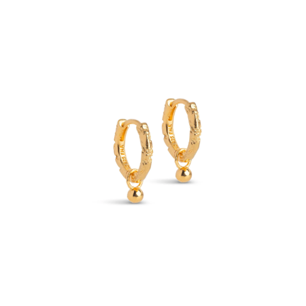 Enamel - Belle Hoops, Forgyldt