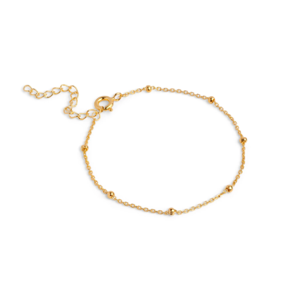 Enamel - Beaded Chain, Forgyldt