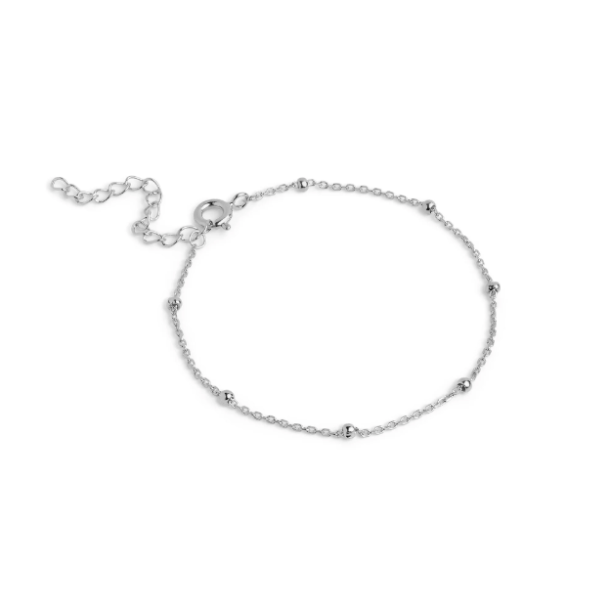 Enamel - Beaded Chain, Slv