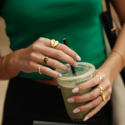 Camille Brinch - Shiny BFF Sparkly Ring, Forgyldt