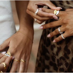 Camille Brinch - Shiny BFF Sparkly Ring, Forgyldt