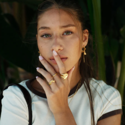 Camille Brinch - Shiny BFF Sparkly Ring, Forgyldt