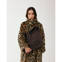 DAY ET - Large Woolen Tote Taske, Chocolate Melange