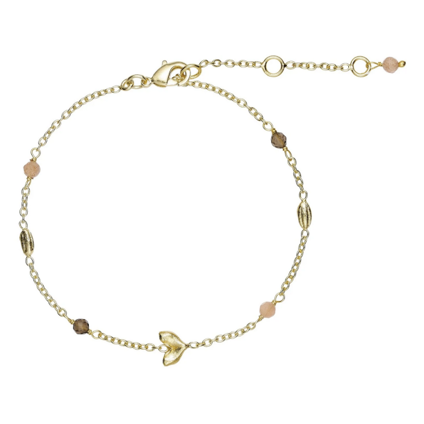 Pure By Nat - Nadia Armbnd, Peach Smoky