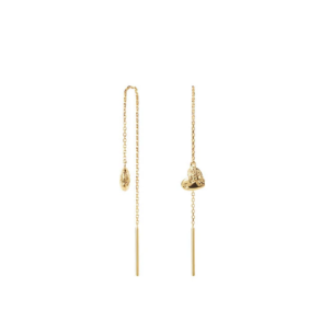 Camille Brinch - Sparkly Heart Earlines, Forgyldt
