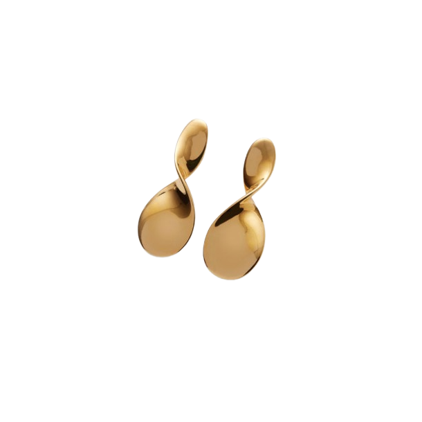 Pernille Corydon - Small La Pausa Earrings, Guld