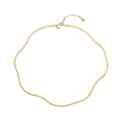 Maria Black - Mio Chain Halskde, Forgyldt