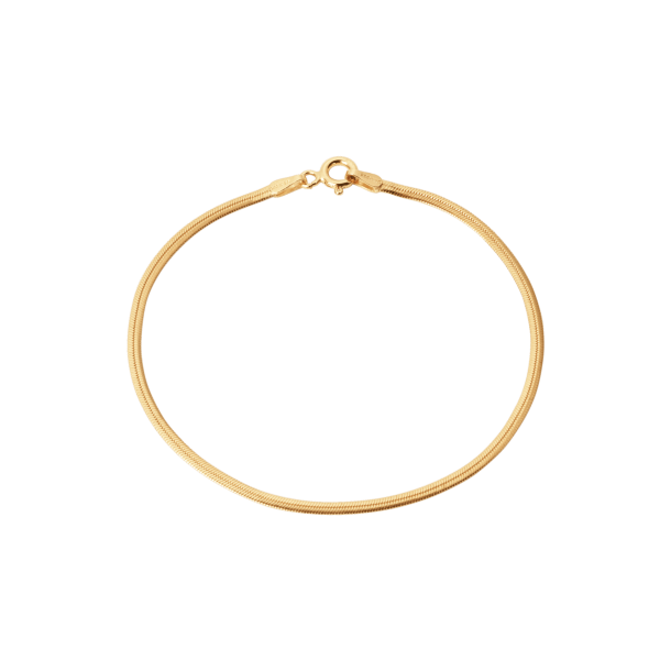 Camille Brinch - Lille Essentia Snake Armbnd, Guld