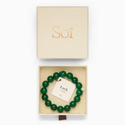 So� - Chunky Stretch Armb�nd, Gr�n Jade (Held)