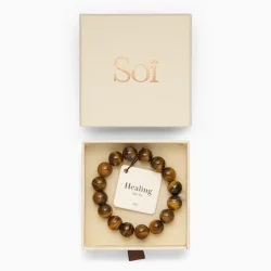 So� - Chunky Stretch Armb�nd, Tigereye (Healing)