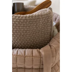 By Lohn - Petra Stor Strikket Toilettaske, Tiger Melange