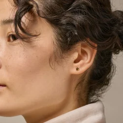 Enamel - Heart Studs