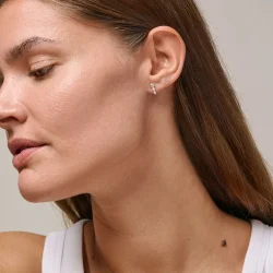 Enamel - Studs, Trinity, slv