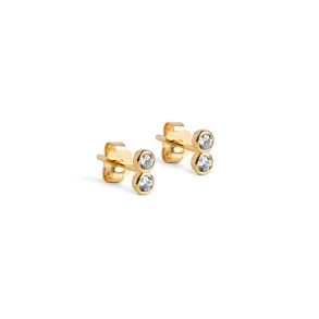 Enamel - Studs, Twin CZ
