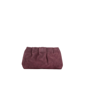 Becks�ndergaard - Suede Clutch Bag, Maroon Brown