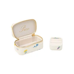 Pico - Small Trinket Smykkeskrin, Ivory Flower