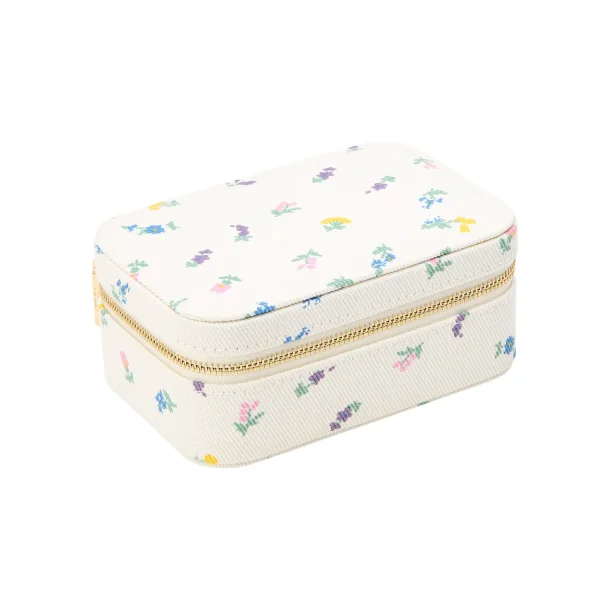 Pico - Large Trinket Smykkeskrin, Ivory Flower