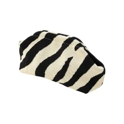 Pico - Lille Rosalia Clutch Taske, Zebra/Ivory
