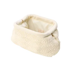 Pico - Small Shelly Clutch, Ivory