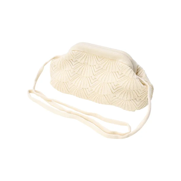 Pico - Small Shelly Clutch, Ivory