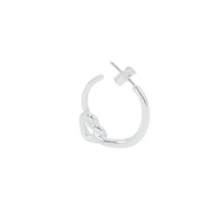 Jane Knig - Tied Heart Hoop, Slv
