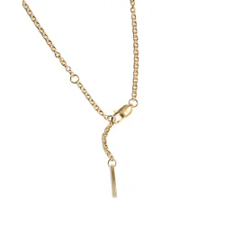 Jane Knig - Tied Heart Halskde, Forgyldt