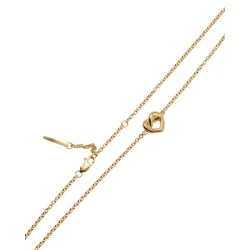 Jane Knig - Tied Heart Halskde, Forgyldt