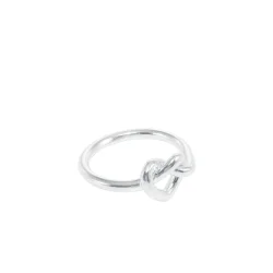 Jane Knig - Tied Heart Ring, Slv