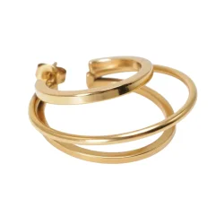 Jane K�nig - Tripple Olympia Hoop, Forgyldt