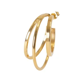 Jane K�nig - Tripple Olympia Hoop, Forgyldt