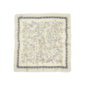 Becksndergaard - Dotted Flora Woo Scarf, Birch White 