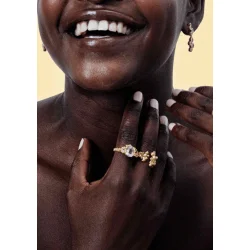 House of Vincent - Moonlit Secret Ring, Pink Ametyst