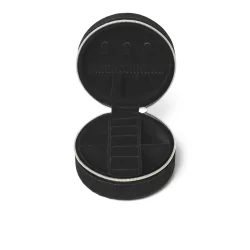  DAY ET - Zip Round Silver Smykkeskrin, sort