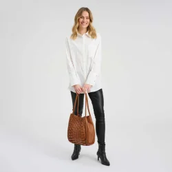 Depeche - Warsaw Shopper Taske, Vintage Cognac