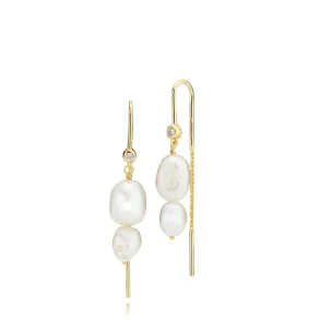 Izabel Camille - Leonora - reringe Forgyldt med Ferskvands Perler