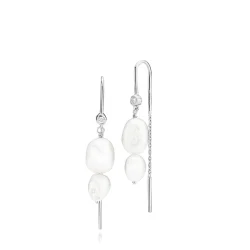 Izabel Camille - Leonora - reringe Slv med Ferskvands Perler