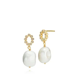 Izabel Camille - Leonora - reringe Forgyldt med Ferskvands Perler